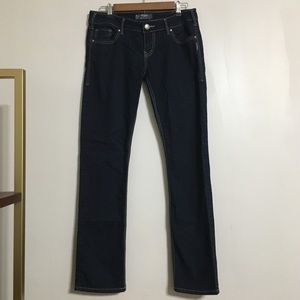 Silver Berkley Straight Leg Dark Wash Jeans